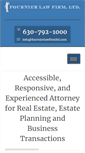 Mobile Screenshot of fournierlawfirmltd.com